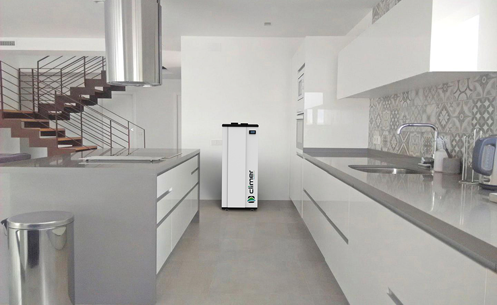 Heat Pump in kitchen